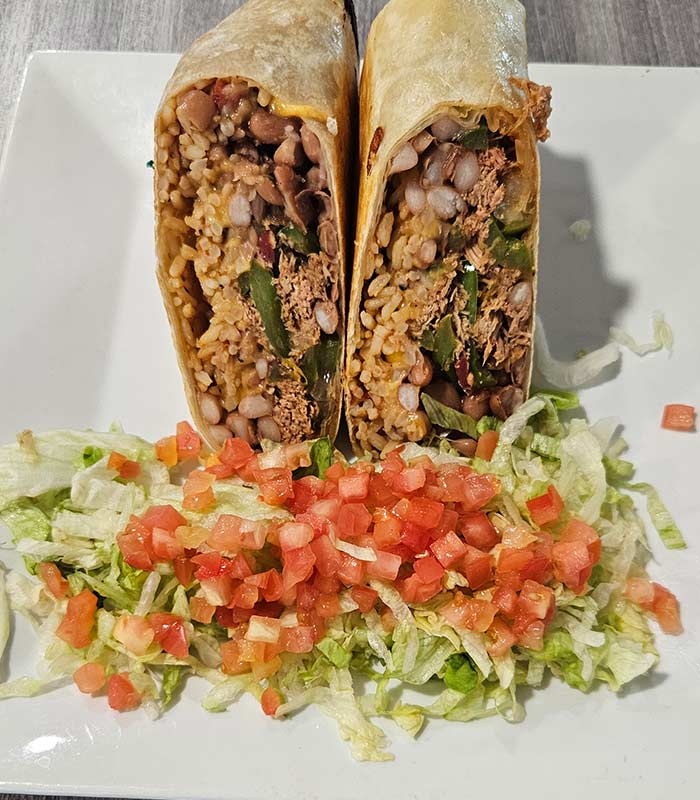 Chicken Burrito from Omars Hi Way Chef in Tuscan AZ