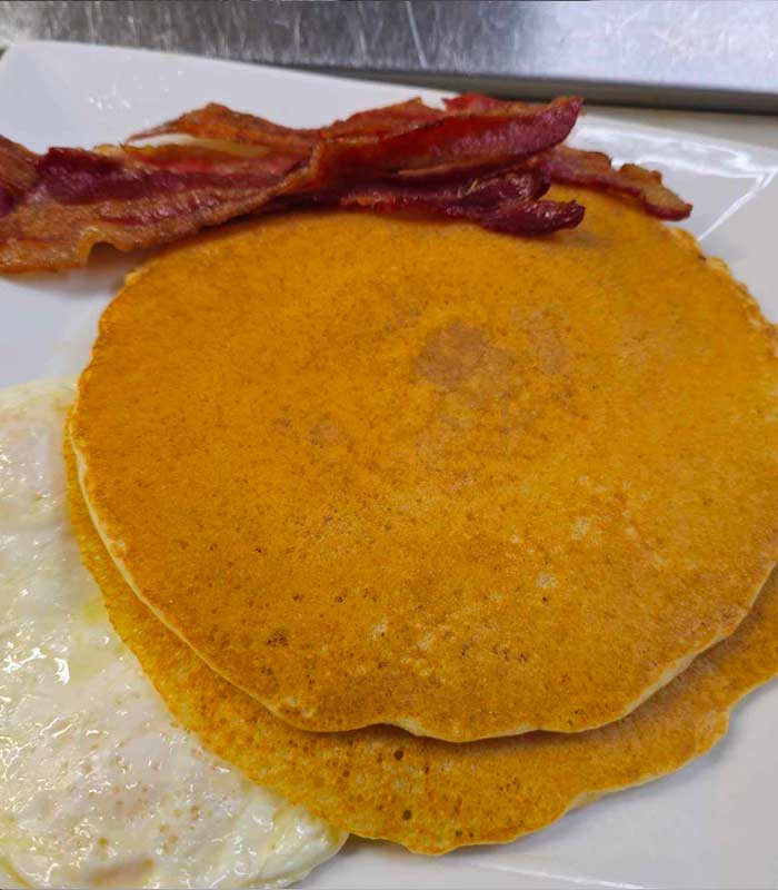 Pancakes from Omar's Hi-Way Chef in Tuscan AZ is a great way to start your day