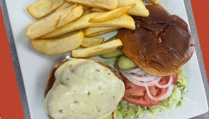 Grilled chicken sandwich from Omars Highway Chef Sunday special
